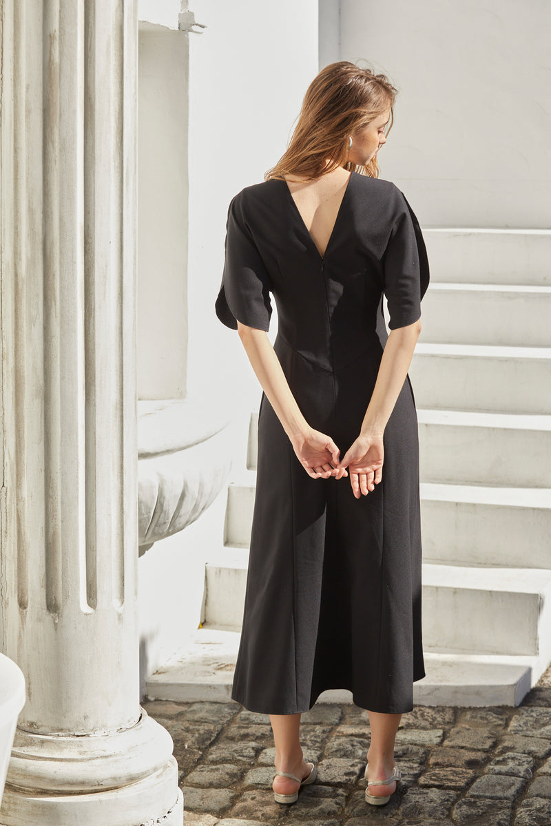 Josephine Dress -BLK- – Estella.K