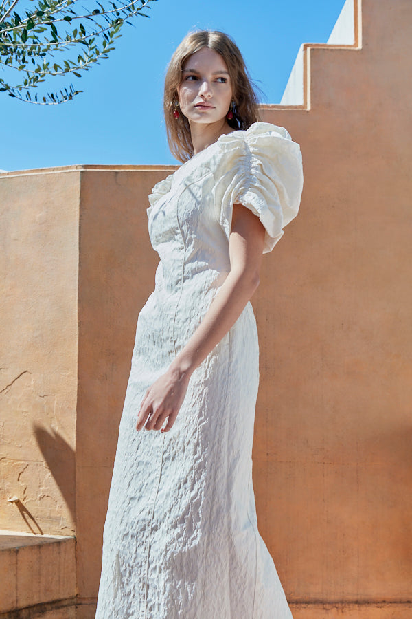 Butterfly Jacquard Midi Dress -OFF- – Estella.K