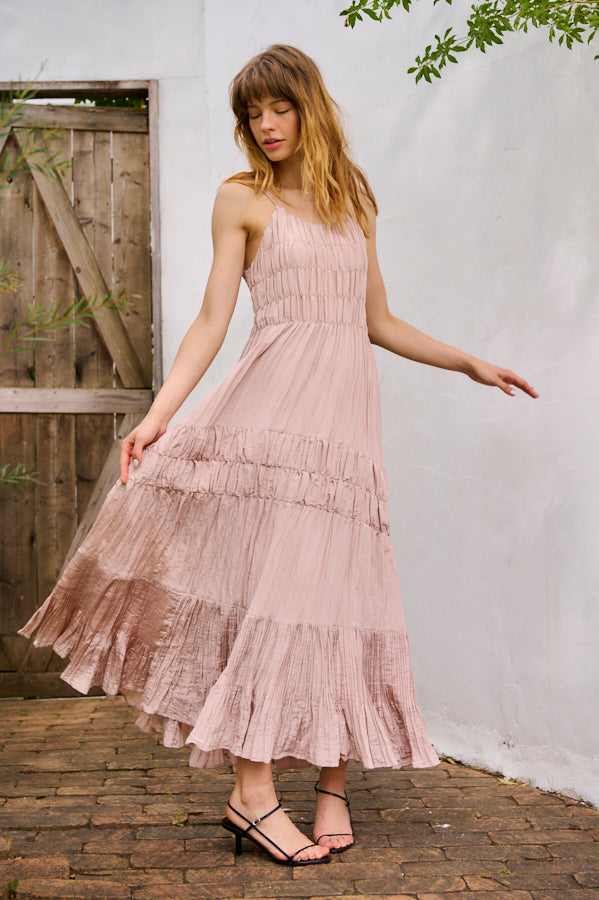 Haute Summer Dress -BEG.pnk- – Estella.K