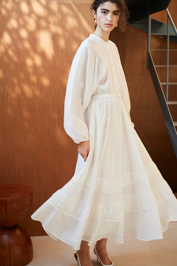 エステラケー　ホルターシャツドレス　ホワイト Jasmine Dress -WHT- – Estella.K
