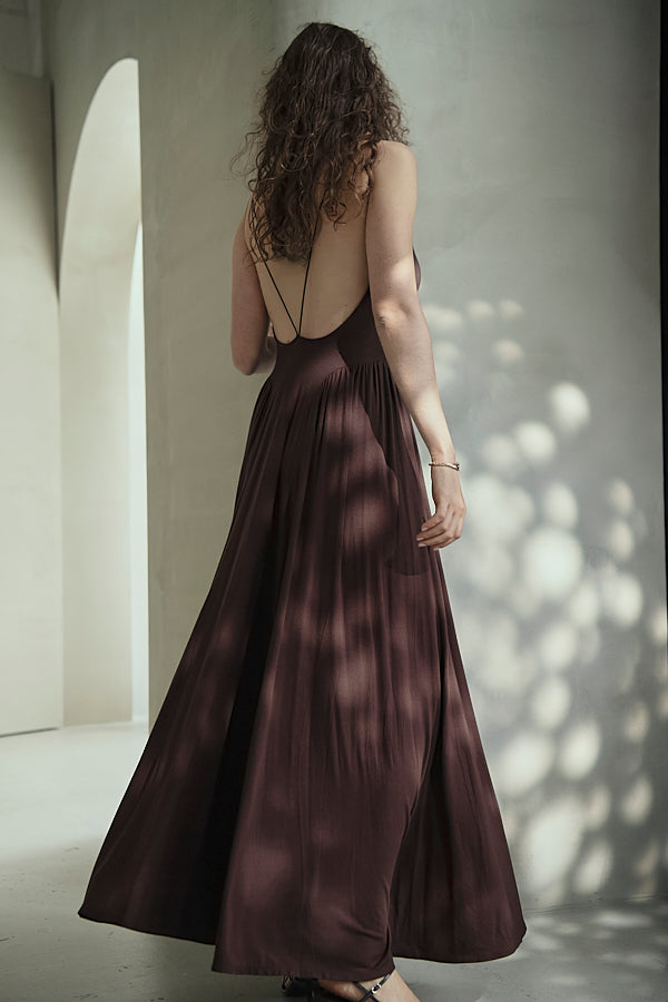 リンリン☆ 様Estella K Sun Kissed Maxi dress Sun Kissed Maxi dress -Brown- – Estella.K