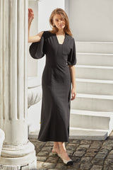 Josephine Dress -BLK- – Estella.K