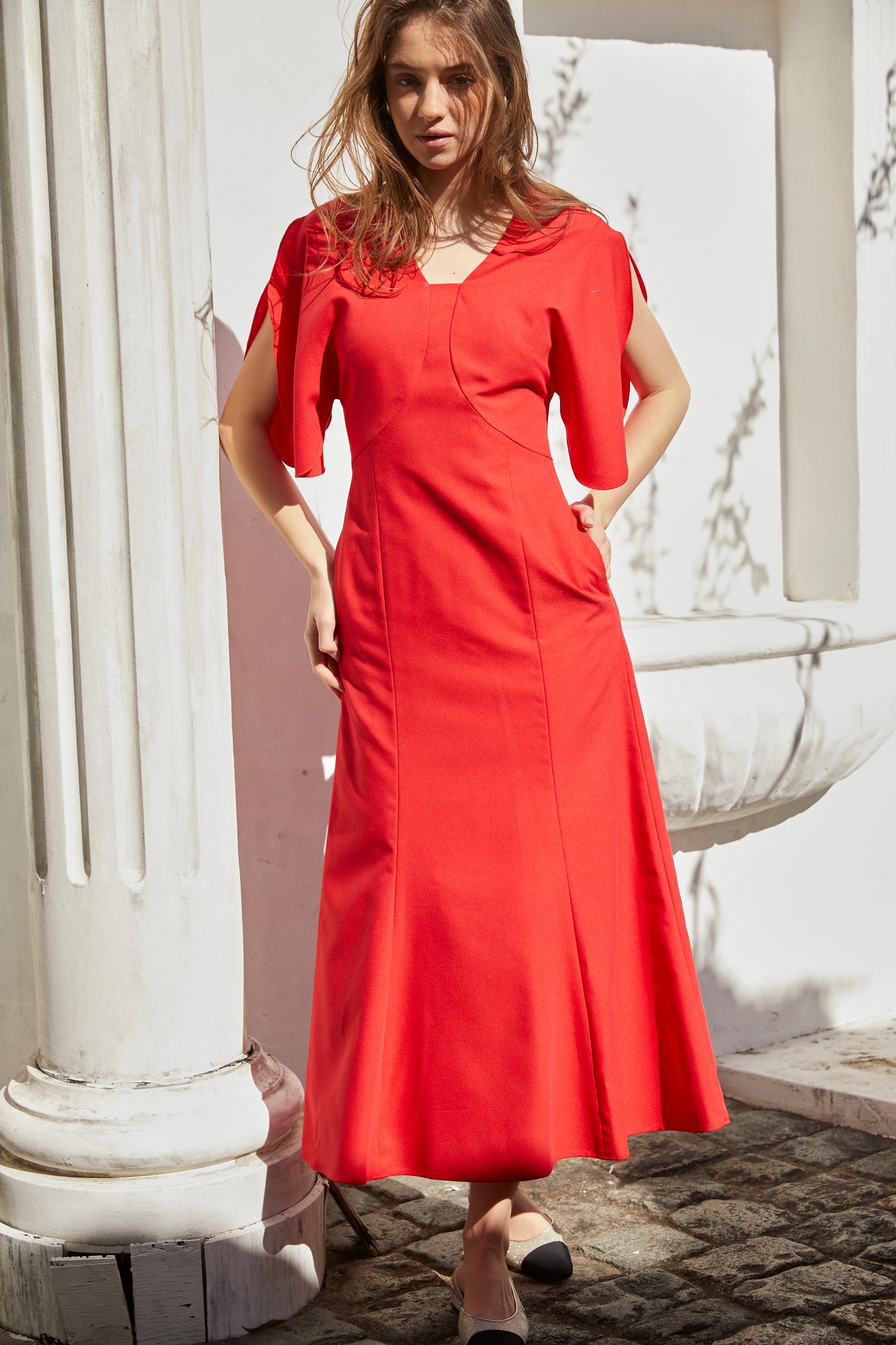 Josephine Dress <br> -RED-