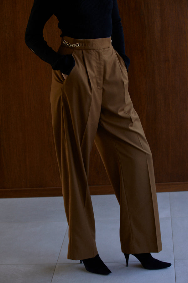 Ciara Semi-wide Pants  <br> -CAM-