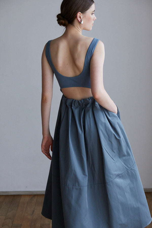Rosalia Dress Set <br> -Blue.GRY-
