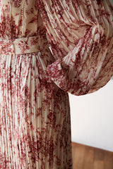 Jane Belted Dress -RED- – Estella.K