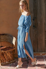 エステラケー　Estella.K　レディース　サテンベスト　F　エクリュ Catherine Harnel Estella.K エステラケー のPositano Belted
