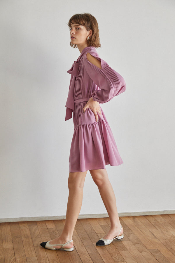 Pre-order Valentina Bow Dress -ROSE-