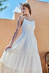 Haute Summer Dress -Vintage.wht- – Estella.K