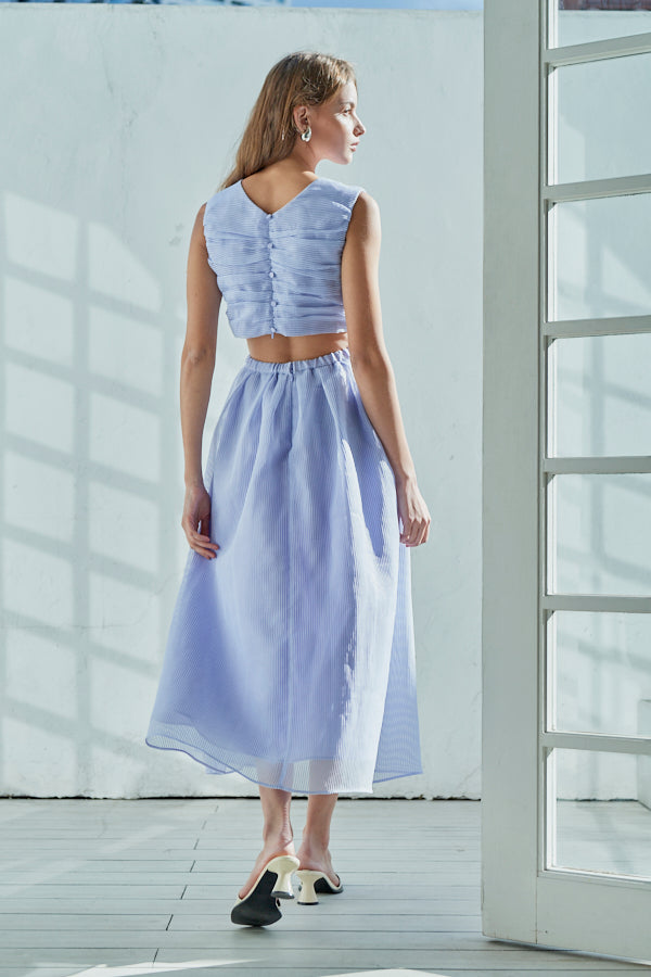 Cello Cut-our Dress <br> -Lilac-