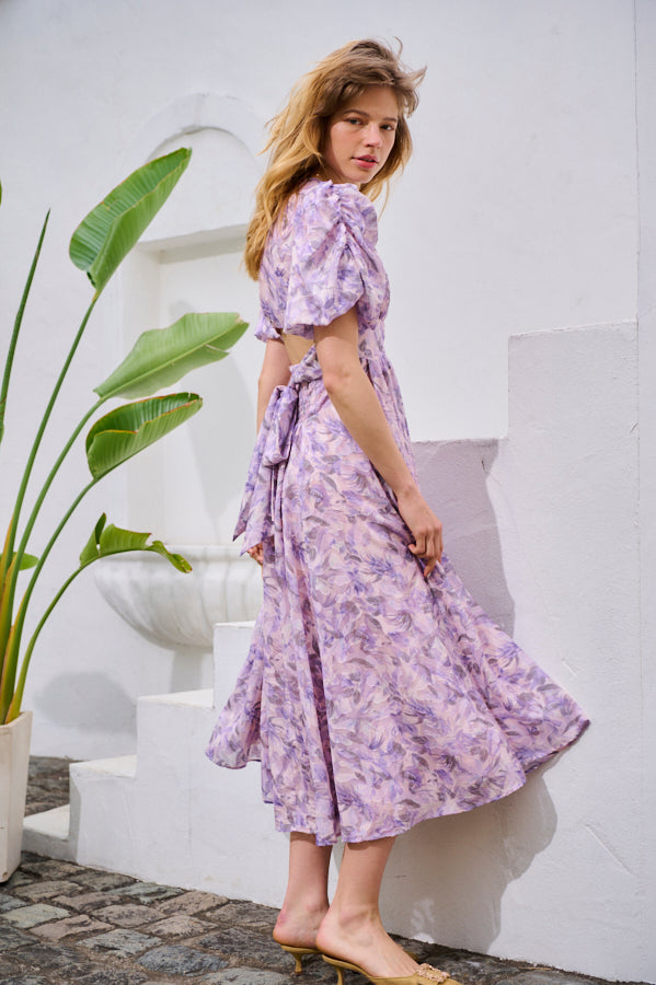 Harper Floral Dress <br>-LAV.flower-