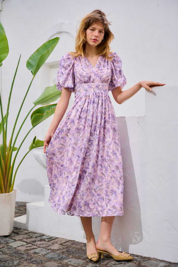 Harper Floral Dress <br>-LAV.flower-