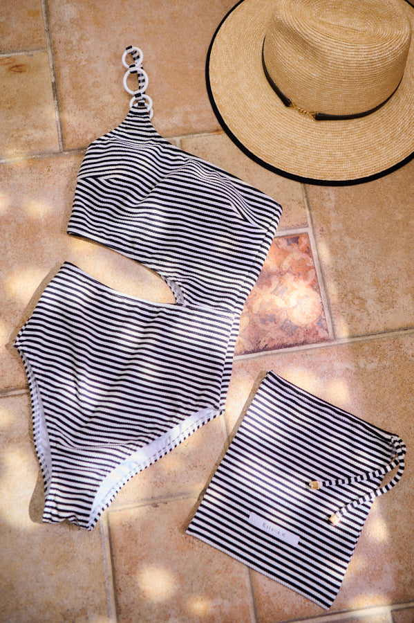 NEW Estella One-piece Swimsuit  <br> -Border-