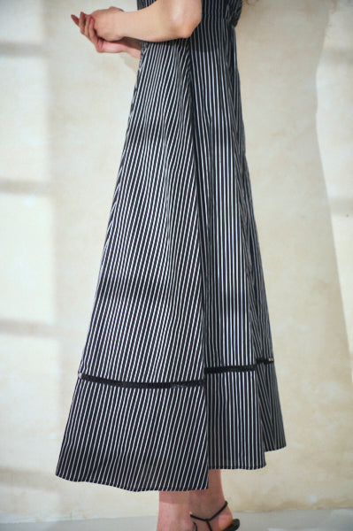 Gina Long Dress <br>-BLK.st-