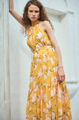 Estella-Kパネルプリントドレス COLOR : Yellow Estella-Kパネルプリントドレス COLOR : Yellow Estella-Kパネル