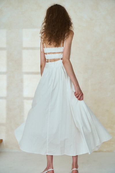 Taormina Dress <br> -WHT-