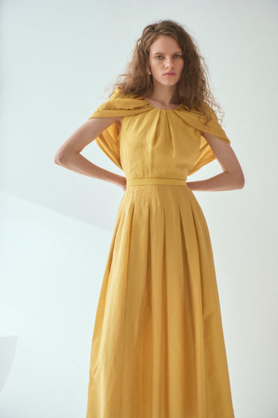 Lizzie Dress <br>-YEL.gold-