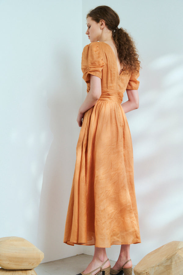 Isabella Long Dress <br>-ORG-