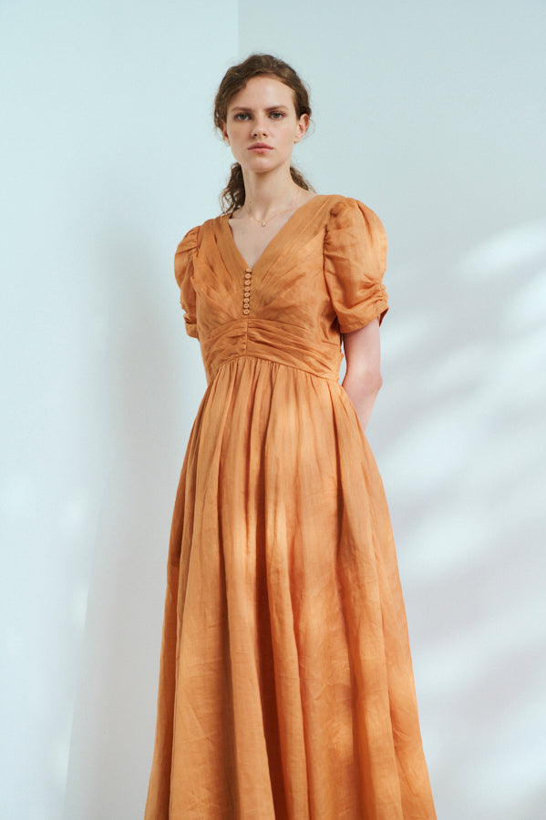 Isabella Long Dress <br>-ORG-