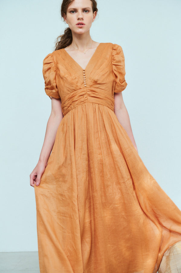 Isabella Long Dress <br>-ORG-