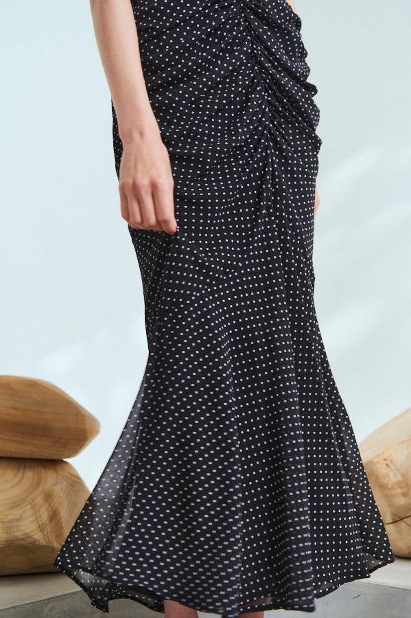 Daniela Dress <br> -BLK.Dot-