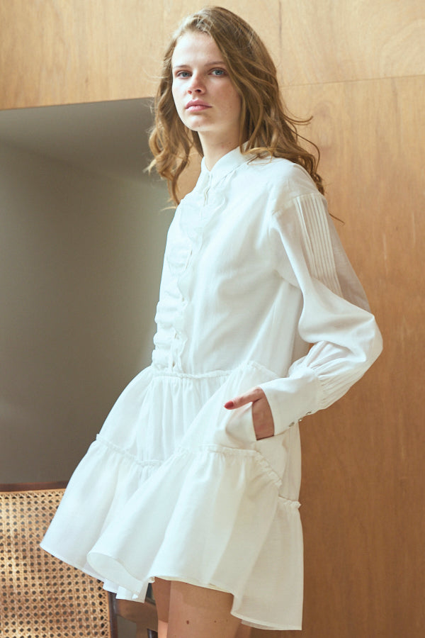 Pre-order Joslin Dress <br>-WHT-