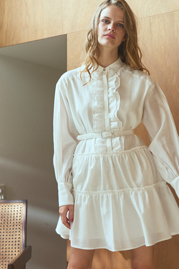 Pre-order Joslin Dress <br>-WHT-