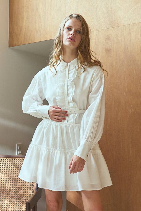 Pre-order Joslin Dress <br>-WHT-