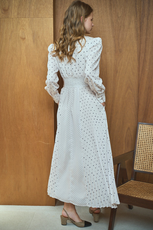 Abby Polka-Dot Dress  <br> -IVO-