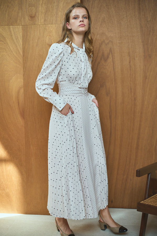 Abby Polka-Dot Dress  <br> -IVO-