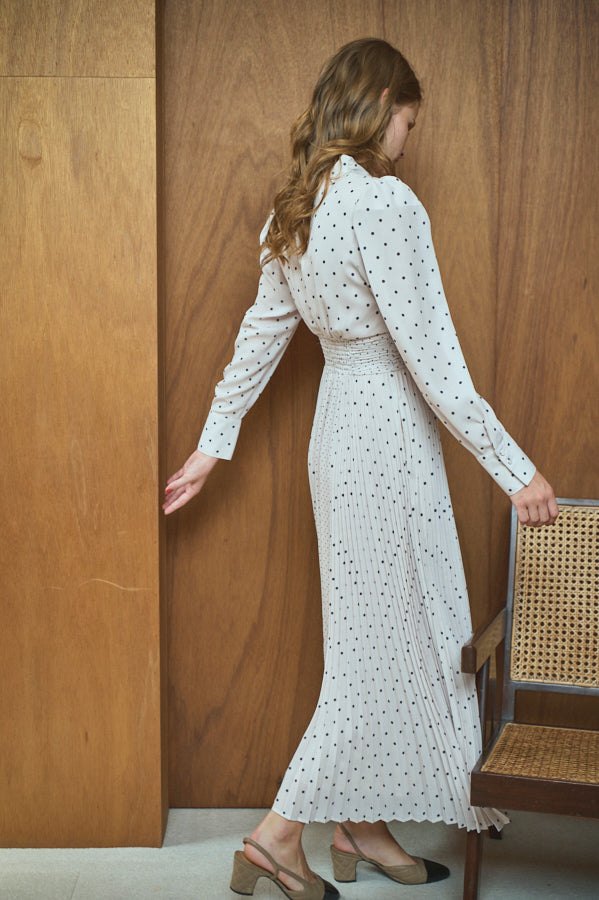 Abby Polka-Dot Dress  <br> -IVO-