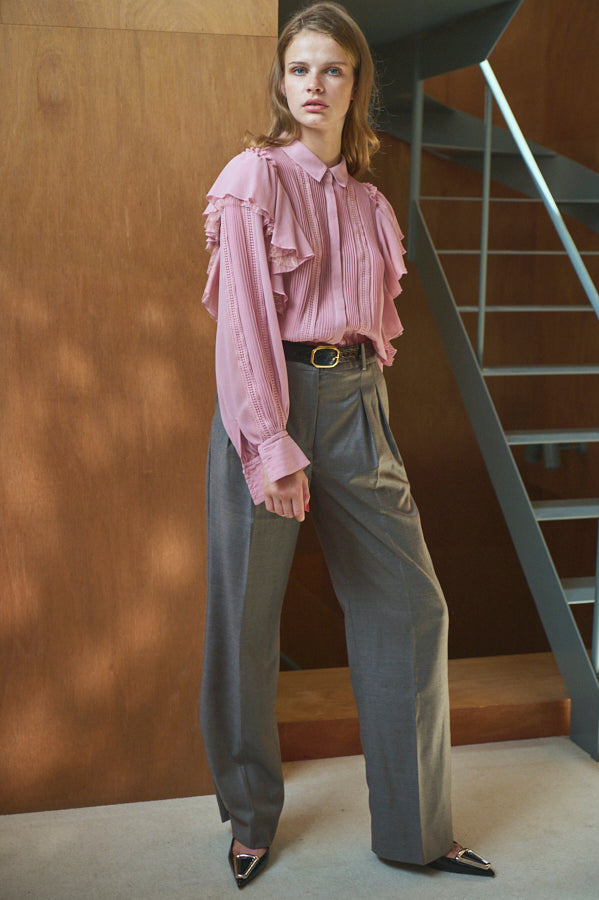 Loliana Blouse <br>-mauve.PNK-