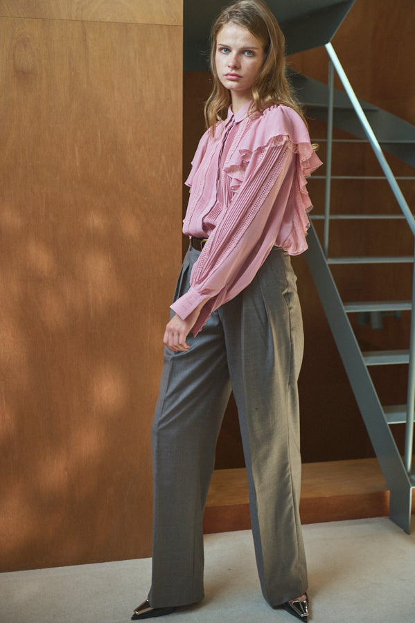 Loliana Blouse <br>-mauve.PNK-