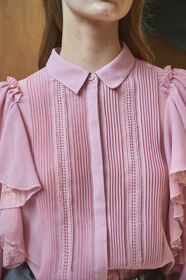 Loliana Blouse <br>-mauve.PNK-