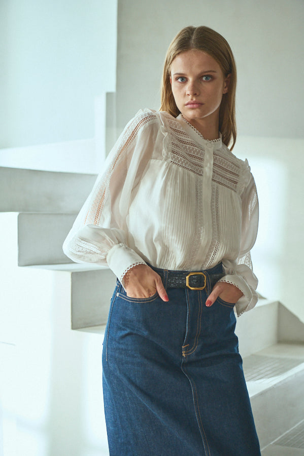 Alila Blouse <br>-WHT-