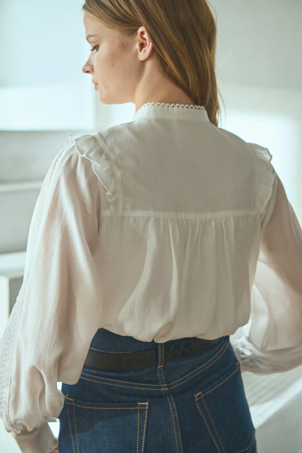 Alila Blouse <br>-WHT-