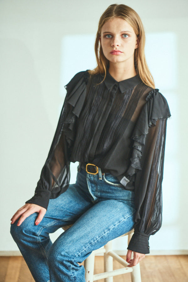 Loliana Blouse <br>-BLK-