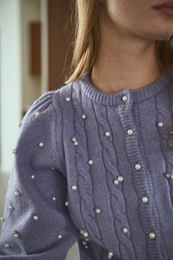 Camille Stardust Cardigan <br>-L.PUR-