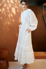 Jasmine Dress -WHT- – Estella.K