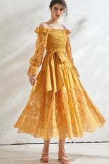 Before Sunset Dress -YEL- – Estella.K