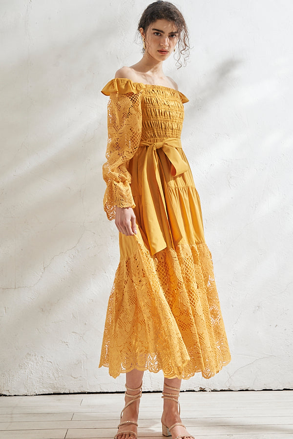 Before Sunset Dress <br> -YEL-