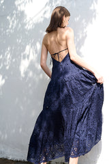 Gabi Lace Dress -NVY- – Estella.K