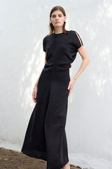 Dion Pleated Dress -BLK- – Estella.K