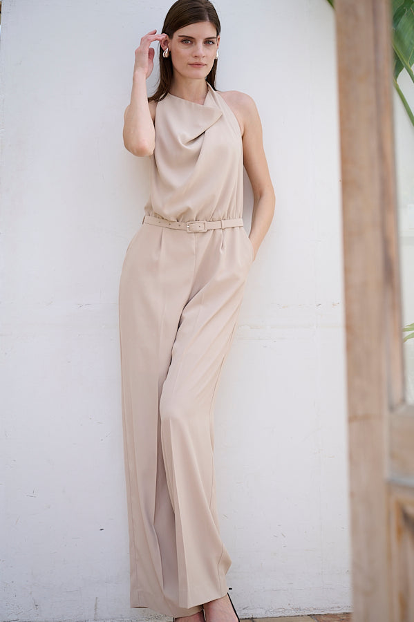Helena Belted Jumpsuit <br>-IVO-