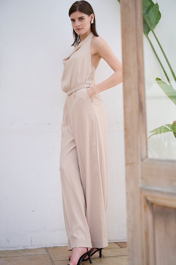 Helena Belted Jumpsuit <br>-IVO-