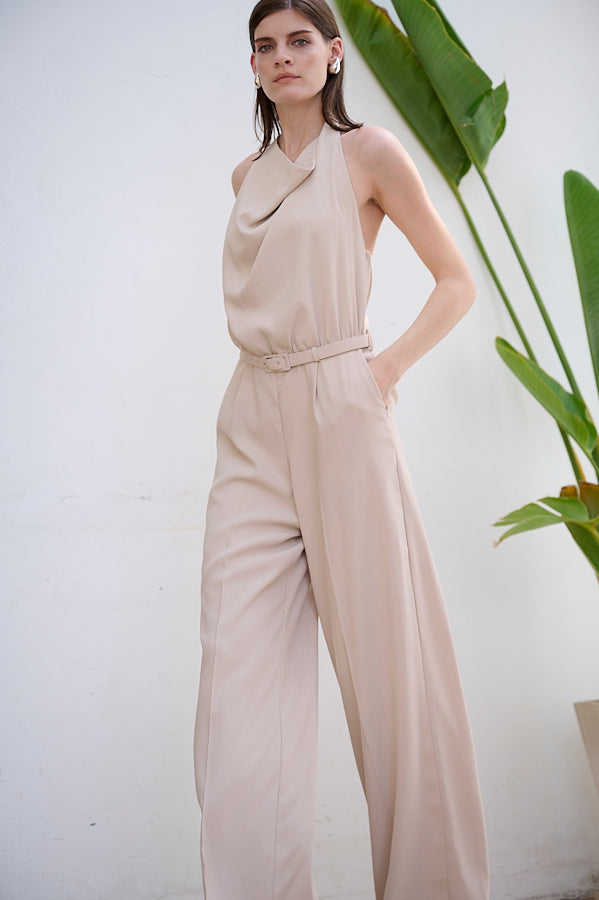 Helena Belted Jumpsuit <br>-IVO-