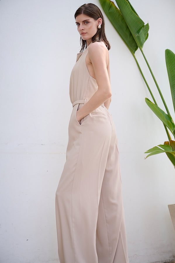 Helena Belted Jumpsuit <br>-IVO-