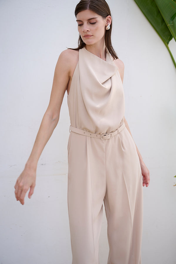 Helena Belted Jumpsuit <br>-IVO-