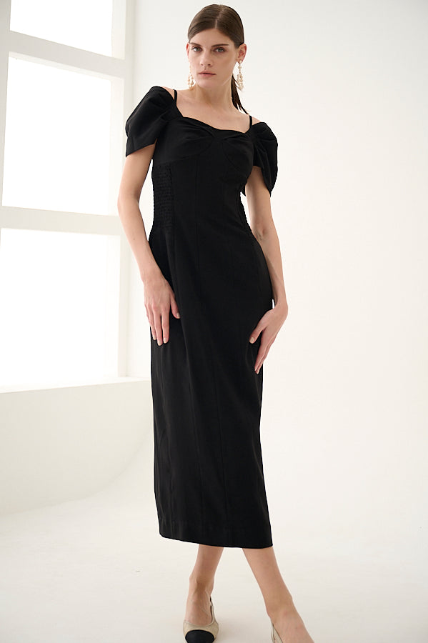 Margo Bloom Dress -BLK- – Estella.K