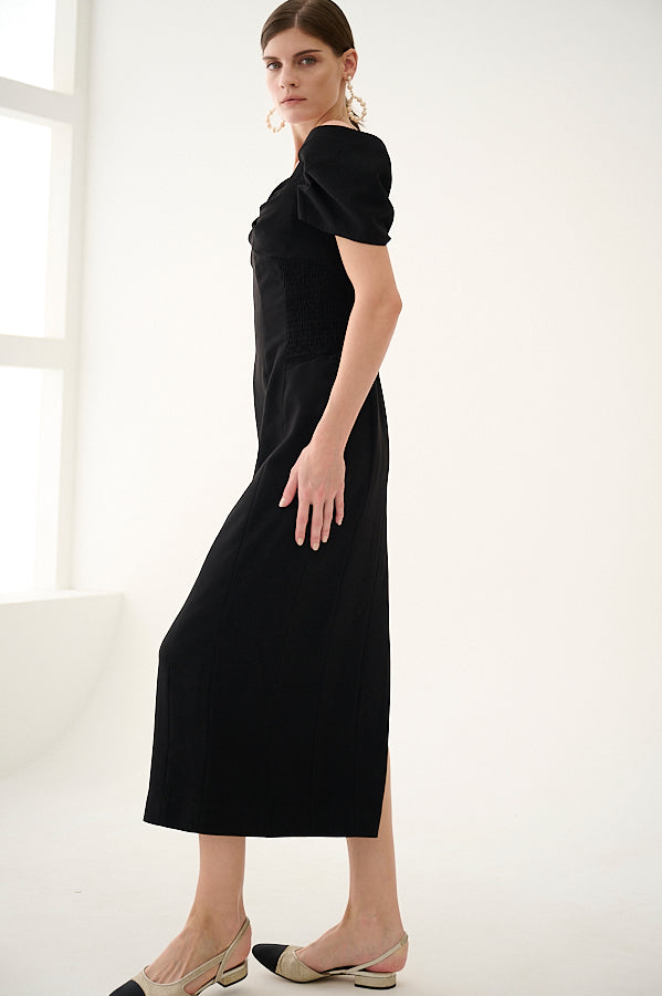 Pre-order Margo Bloom Dress <br>-BLK-